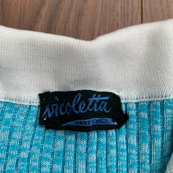 Vintage Knit Polo Top - Picture 4 of 4